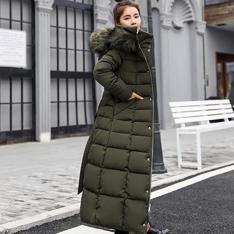 Down Puffers & Parkas | Shannon Women’s Maxi Down Coat With Leather Details & Removable Faux Fur Coats & Jackets Down Puffers & Parkas