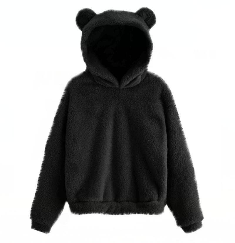 Hoodies & Tops | Michelle Women’s Faux Fur Hoodie Clothing Hoodies & Tops