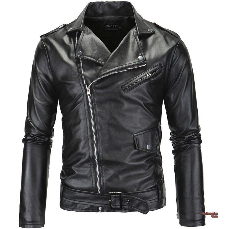 Leather Moto & Biker Jackets | Dareg Men’s Leather Moto Jacket Coats & Jackets Leather Moto & Biker Jackets