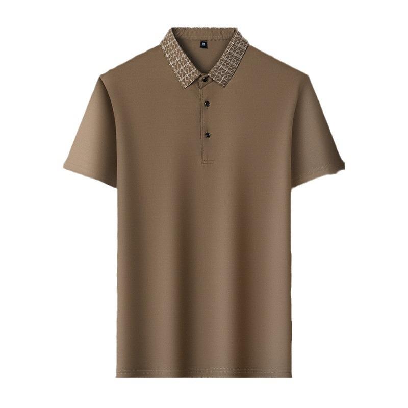 Polo Shirts | Myles Men’s Polo With Monogram Collar Clothing Mens