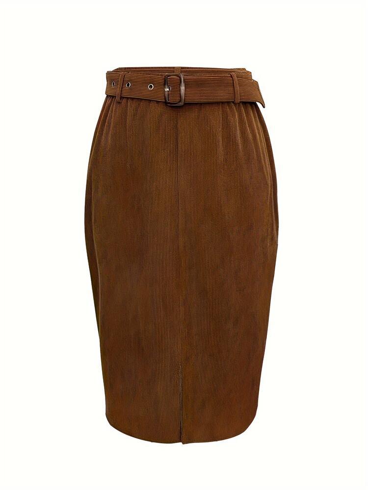 Shorts & Skirts | Artemis Women’s Suede Midi Skirt Clothing Shorts & Skirts